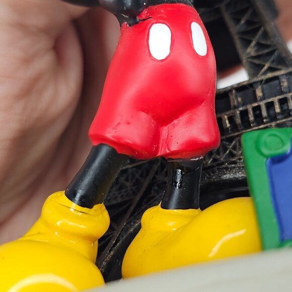 Disney Mickey Mouse Epcot World Showcase Eiffel Tower Figurine *Repair* - Picture 7 of 9